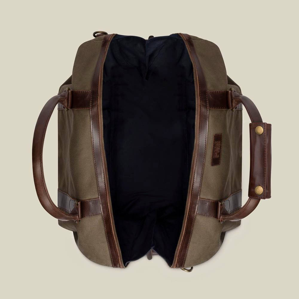 Buckle & Seam Willow Weekender Canvas Green Blue 37L
