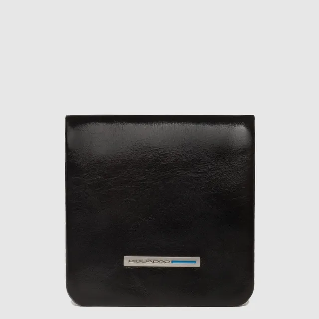 Piquadro Blue Square Portamonete Geldbörse Leder schwarz