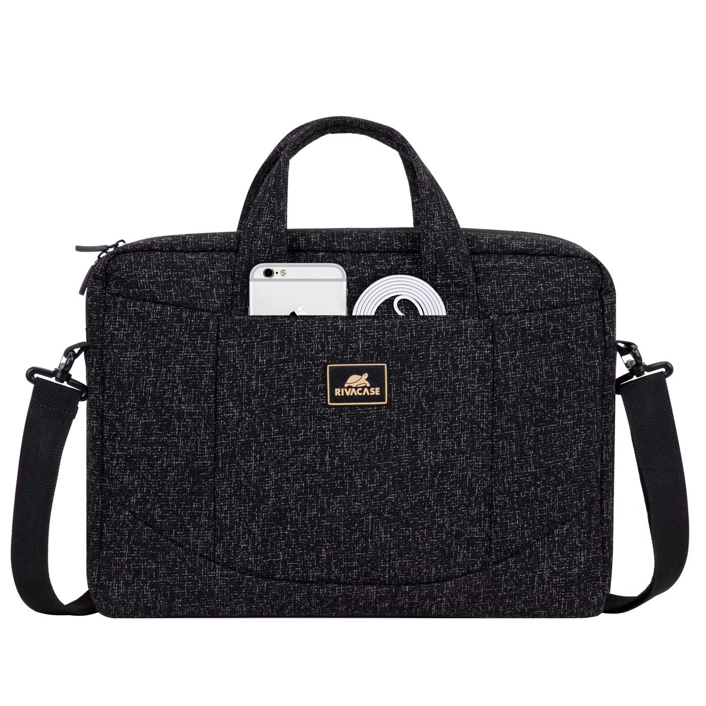 RIVACASE Tiergarten 15,6 Zoll Laptoptasche schwarz