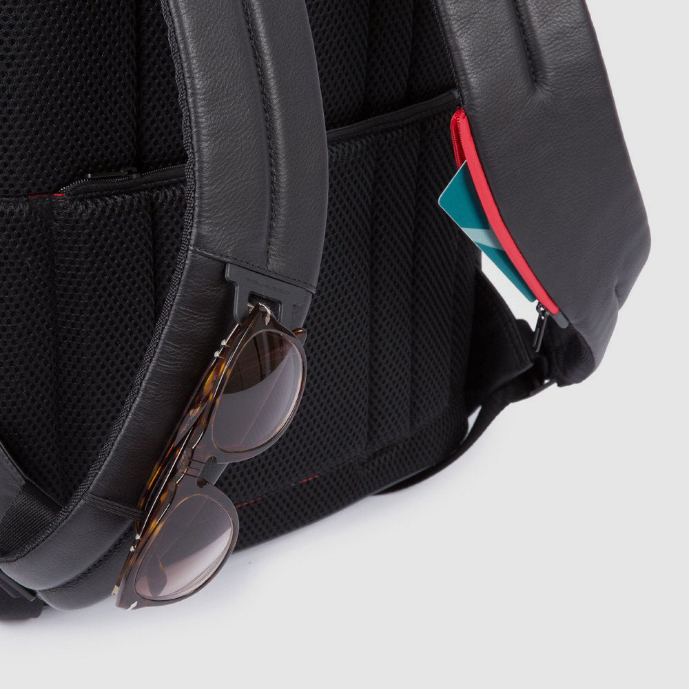 Piquadro Urban Rucksack 15,6 Zoll LED schwarz Laptop
