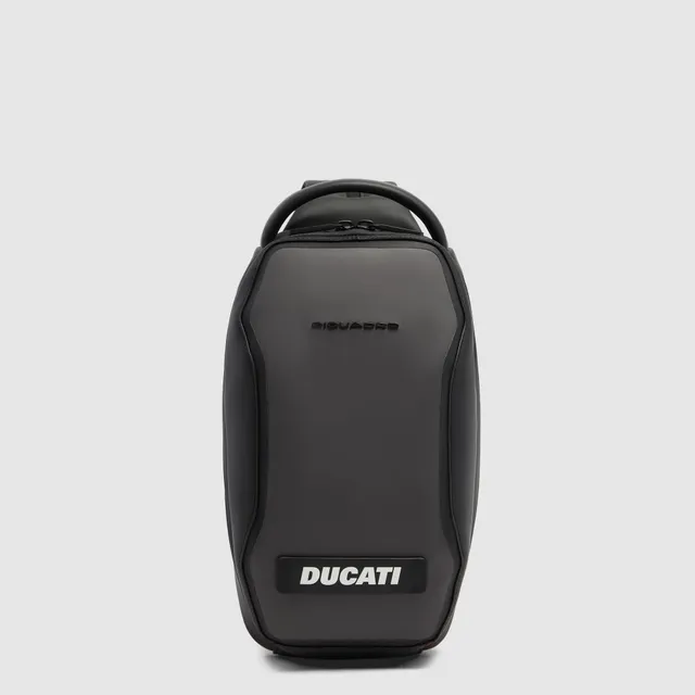 Piquadro x Ducati Slingbag Leder schwarz für iPad mini