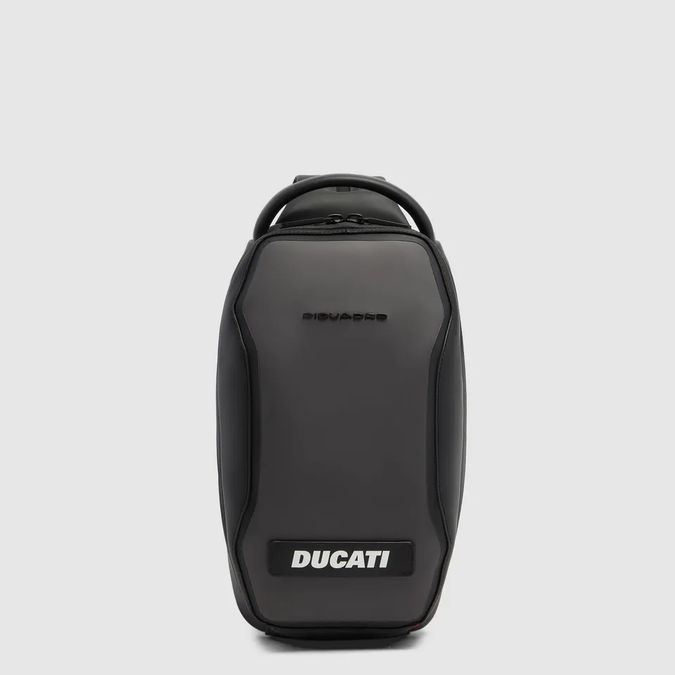 Piquadro x Ducati Slingbag Leder schwarz für iPad mini