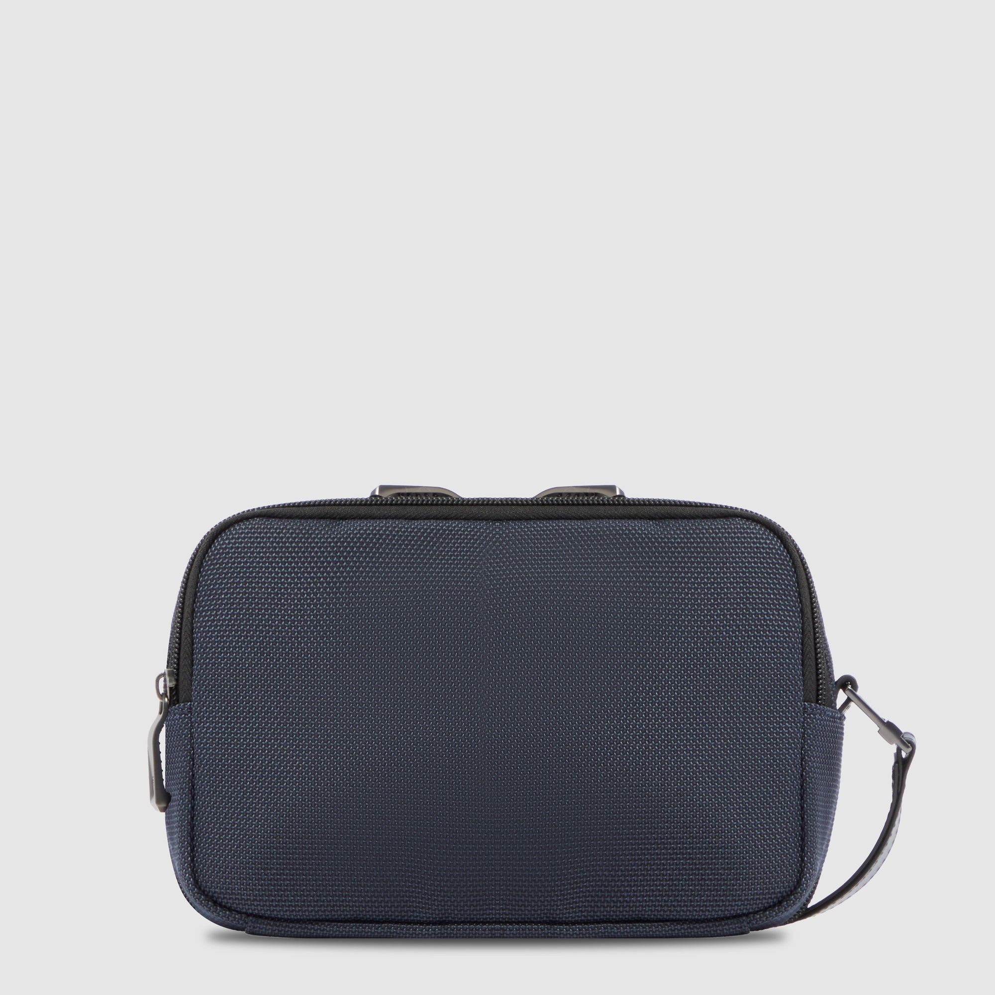 Piquadro Black Square Pochette Herren Stoff Leder