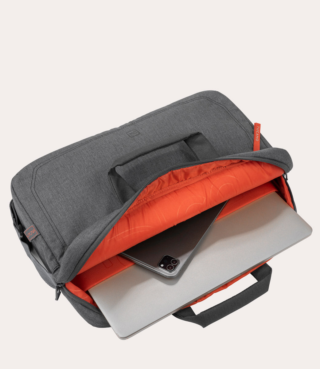 Tucano Hop 13/14 Laptoptasche Anthrazit recycelt