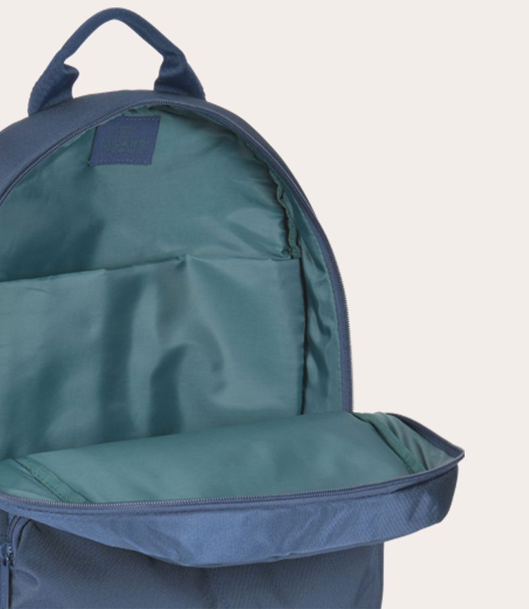 Tucano Baldo 15,6 Zoll Laptop Rucksack Blau recycelt