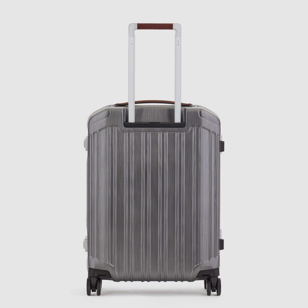 Piquadro PQ-Light Hartschalen-Trolley 4 Rollen Schwarz
