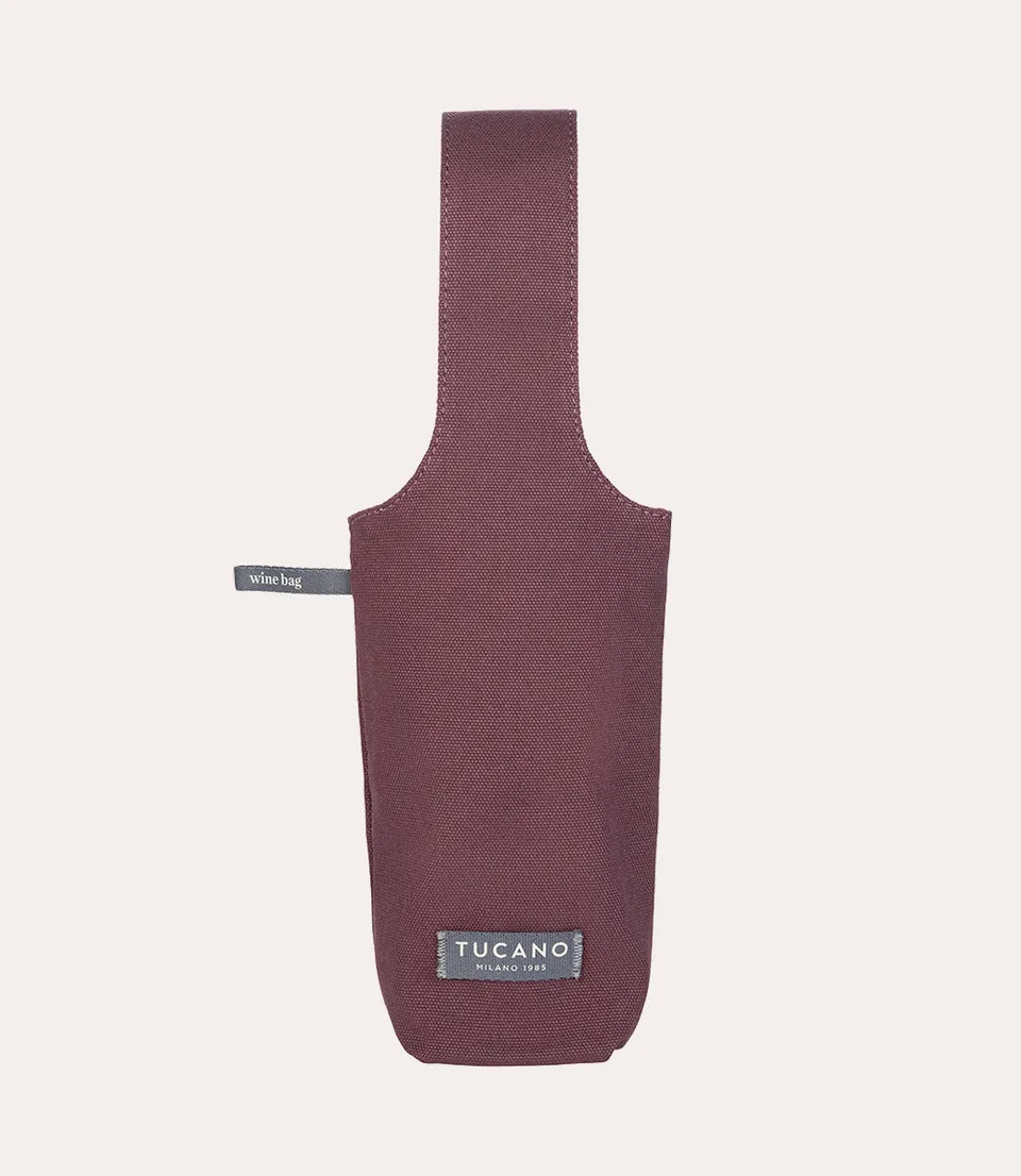 Tucano Kitchen Wine Bag Violett Flaschentasche Canvas