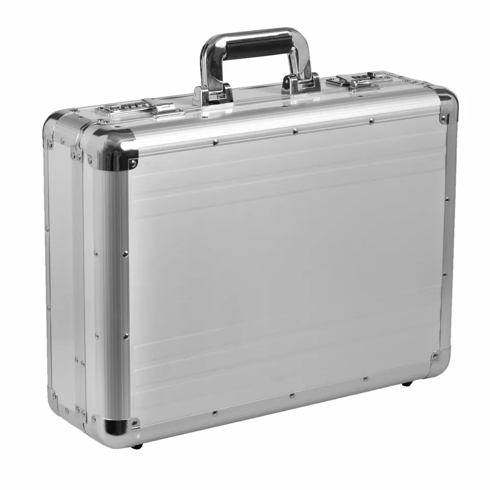 Alumaxx Taurus Attachékoffer Aluminium Silber Zahlenschloss