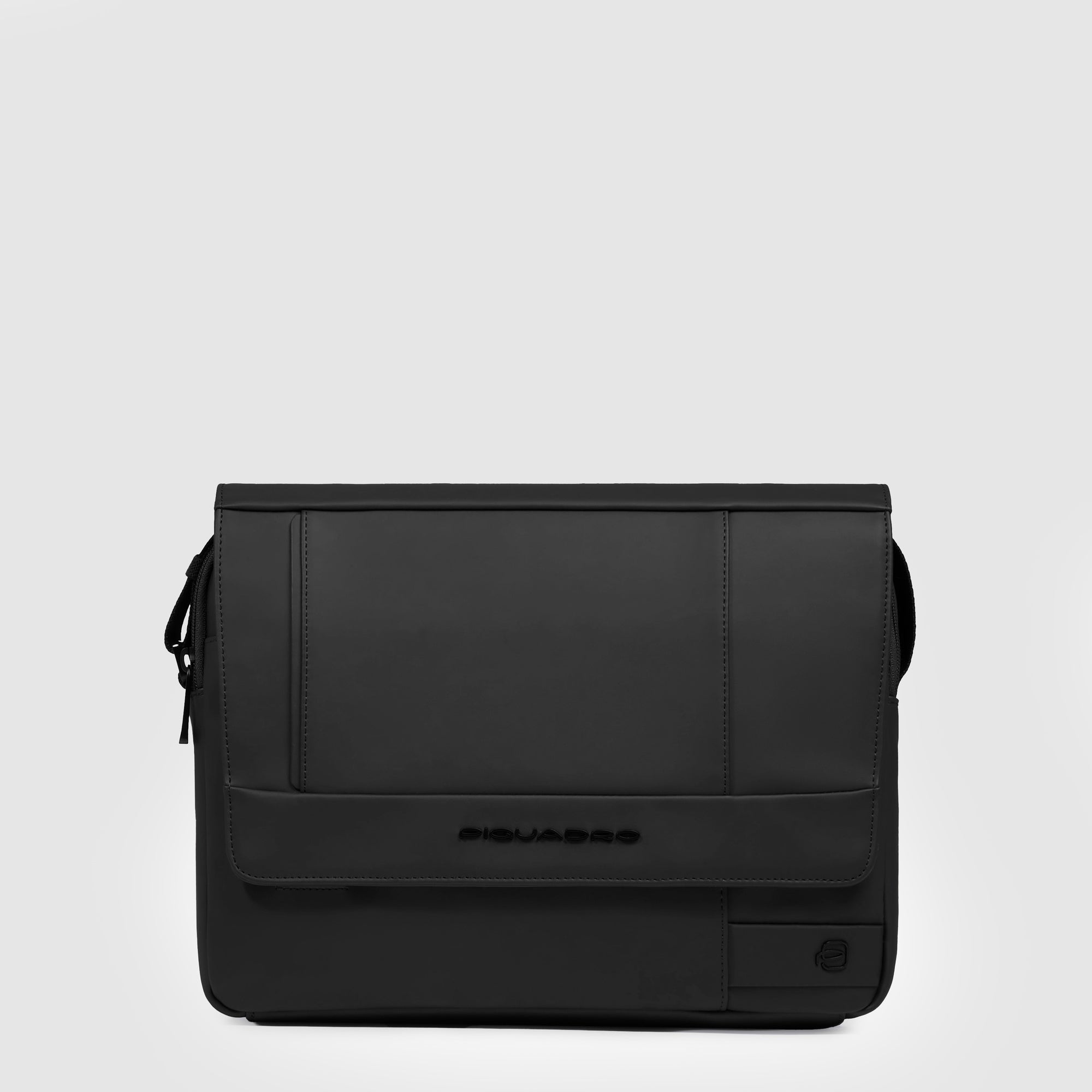 Piquadro Brief Messenger Herren Schwarz Wasserabweisend iPad