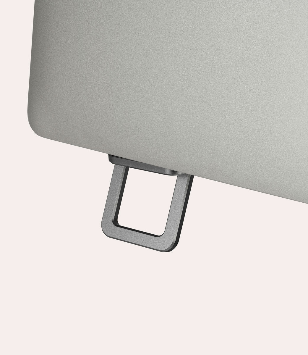 Tucano Mini Laptopständer Aluminium dunkelgrau 2er Set