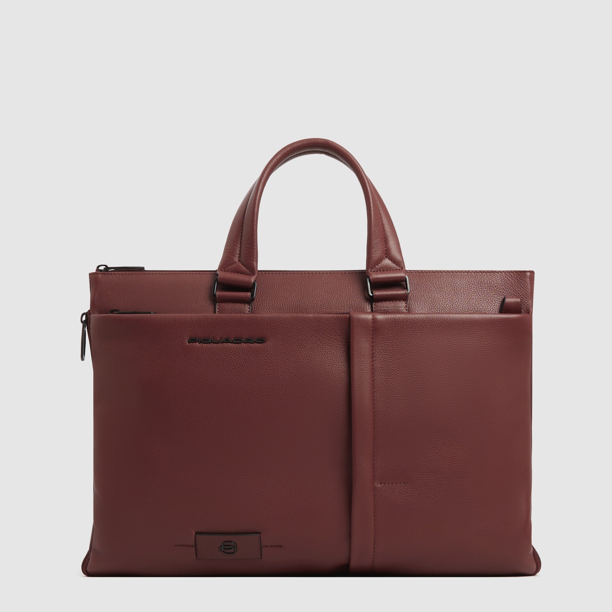 Piquadro Modus Laptoptasche 15,6 Zoll Schwarz erweiterbar