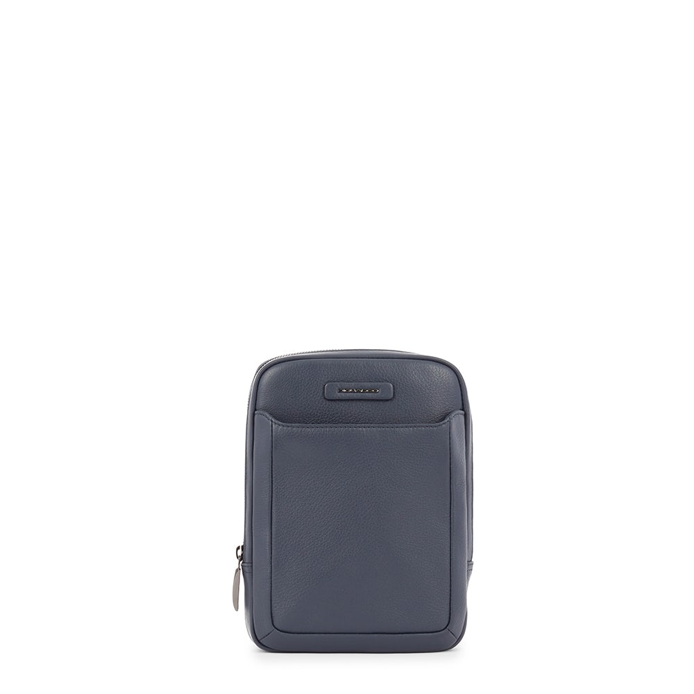 Piquadro Urban Umhängetasche Herren schwarz Leder