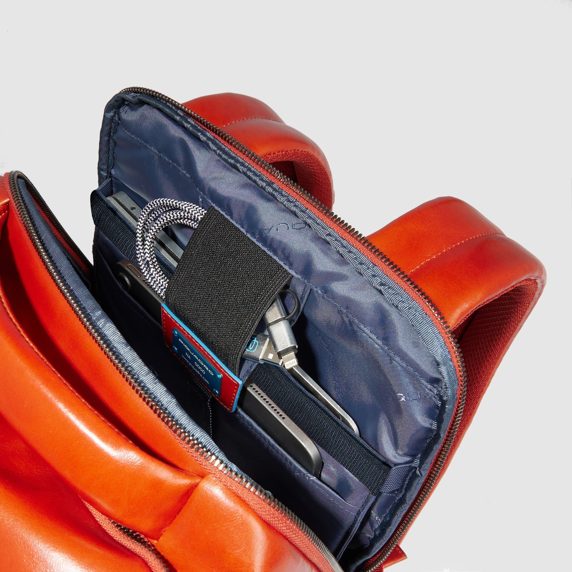 Piquadro Blue Square Rucksack 15,6 Zoll Leder RFID