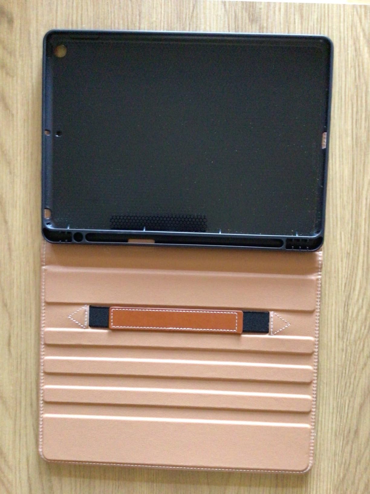 ARVOK Basic iPad Hülle 10,9 Zoll Grau-Braun mit Stifthalter