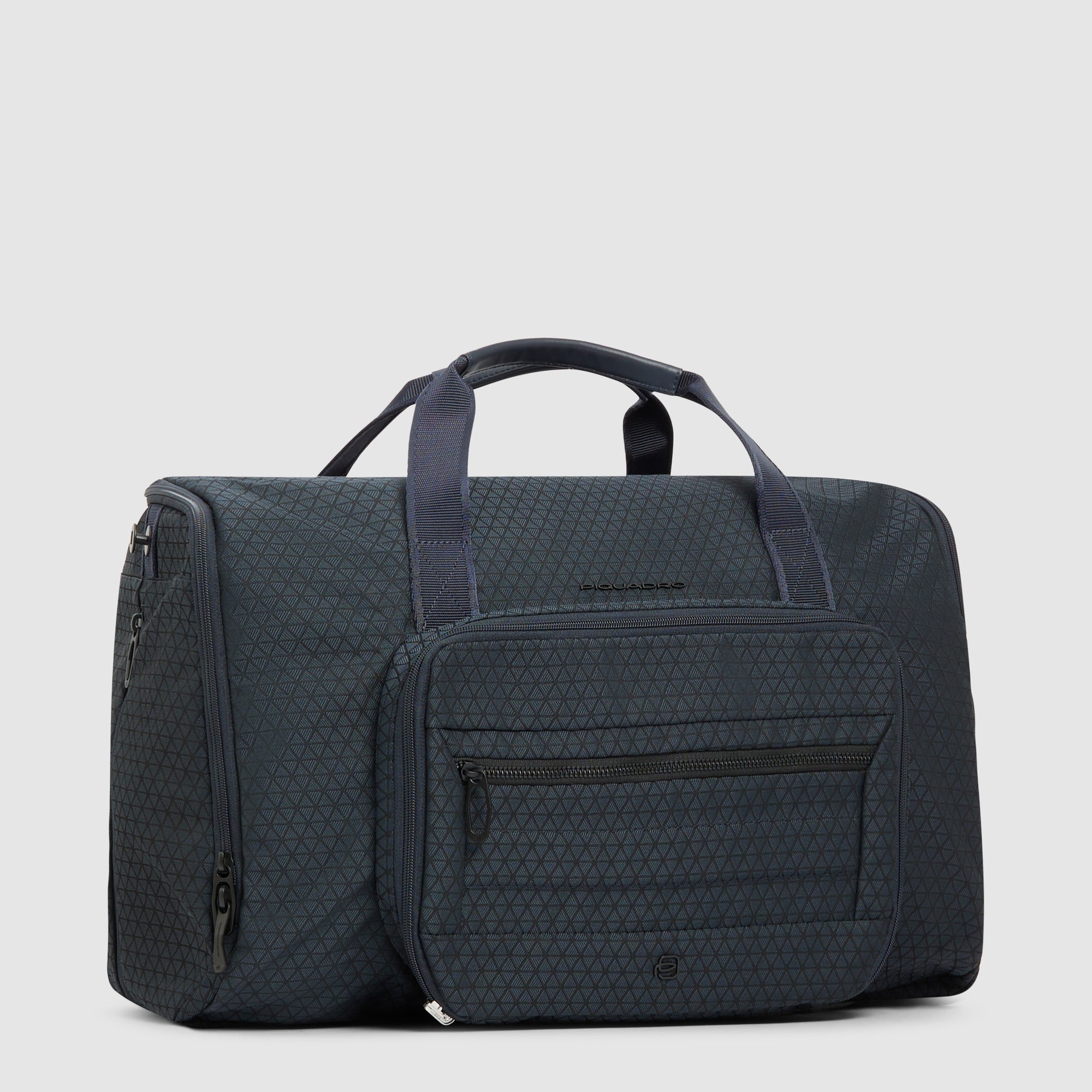 Piquadro Corner 2.0 Reisetasche Faltbar Blau Recycelt