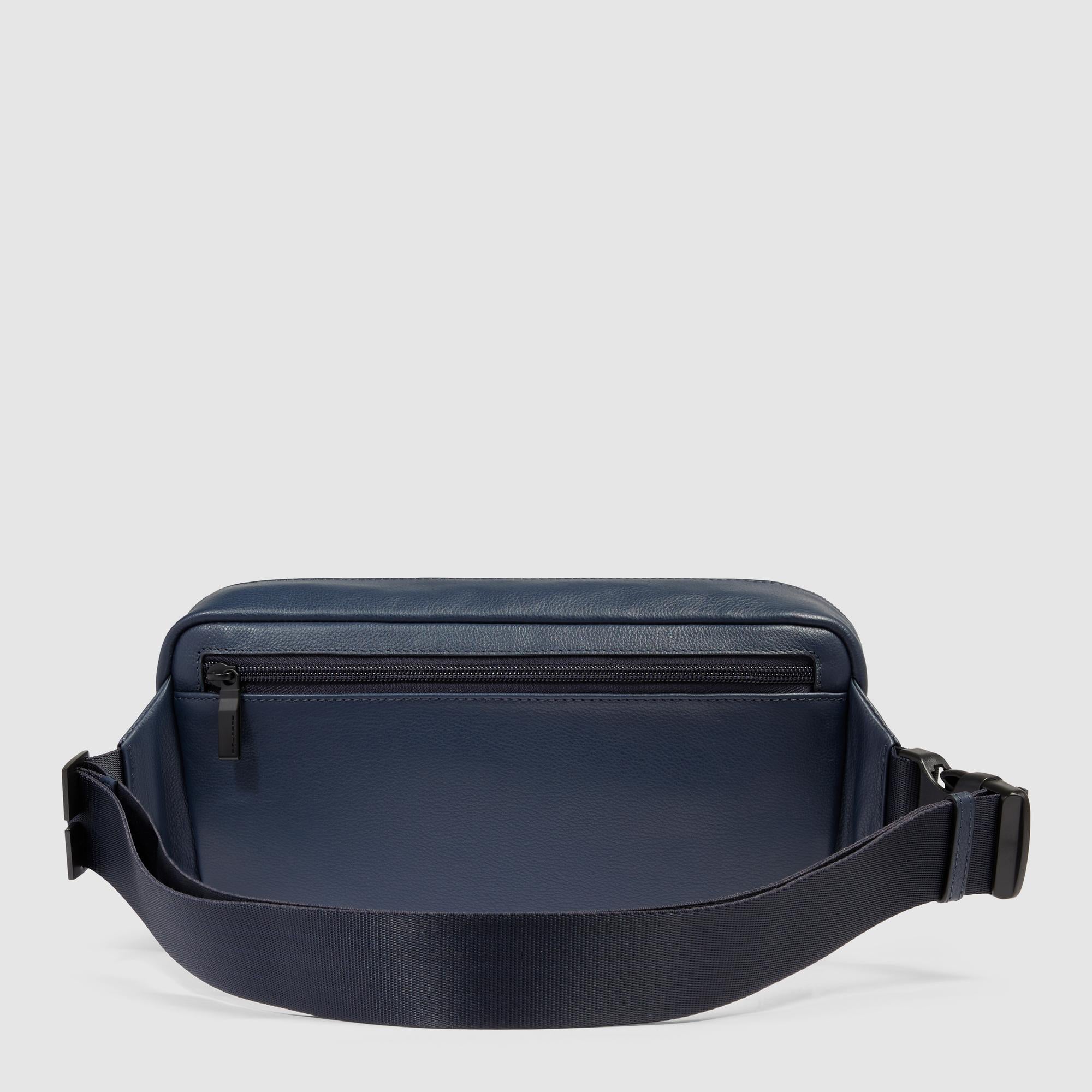 Piquadro Urban Bauchtasche Leder RFID-Schutz BLU