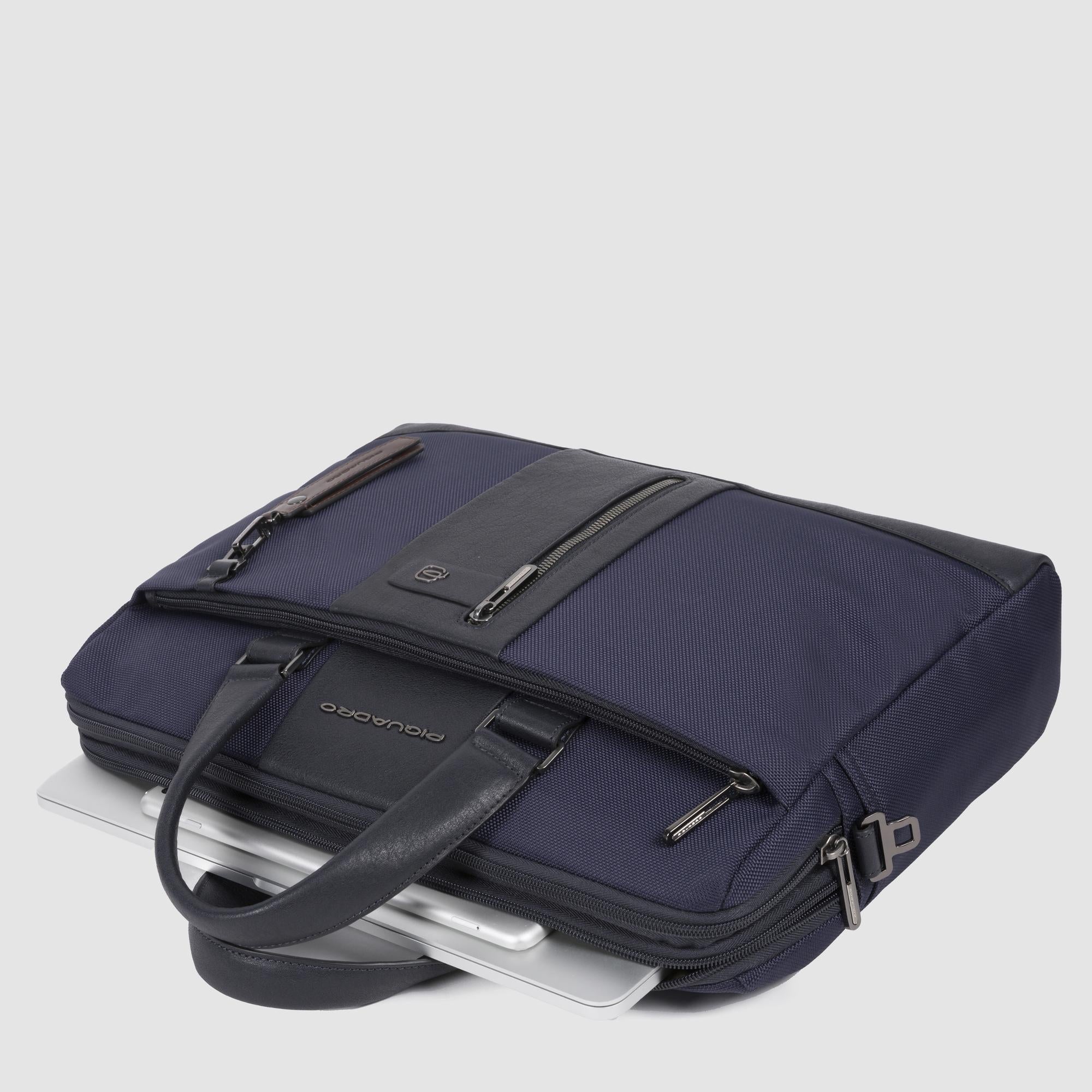 Piquadro Blue Square Aktentasche 15,6 Zoll Schwarz RFID