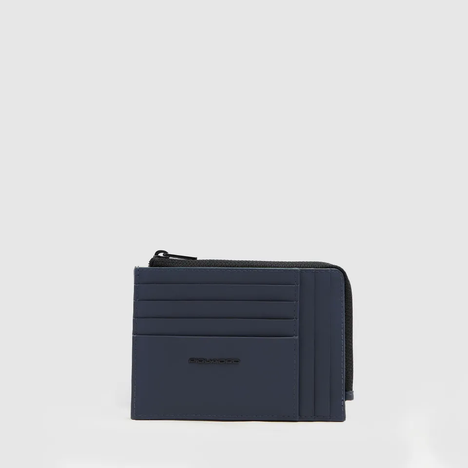 Piquadro Blue Square Geldbörse Herren BLU Leder Kartenfächer