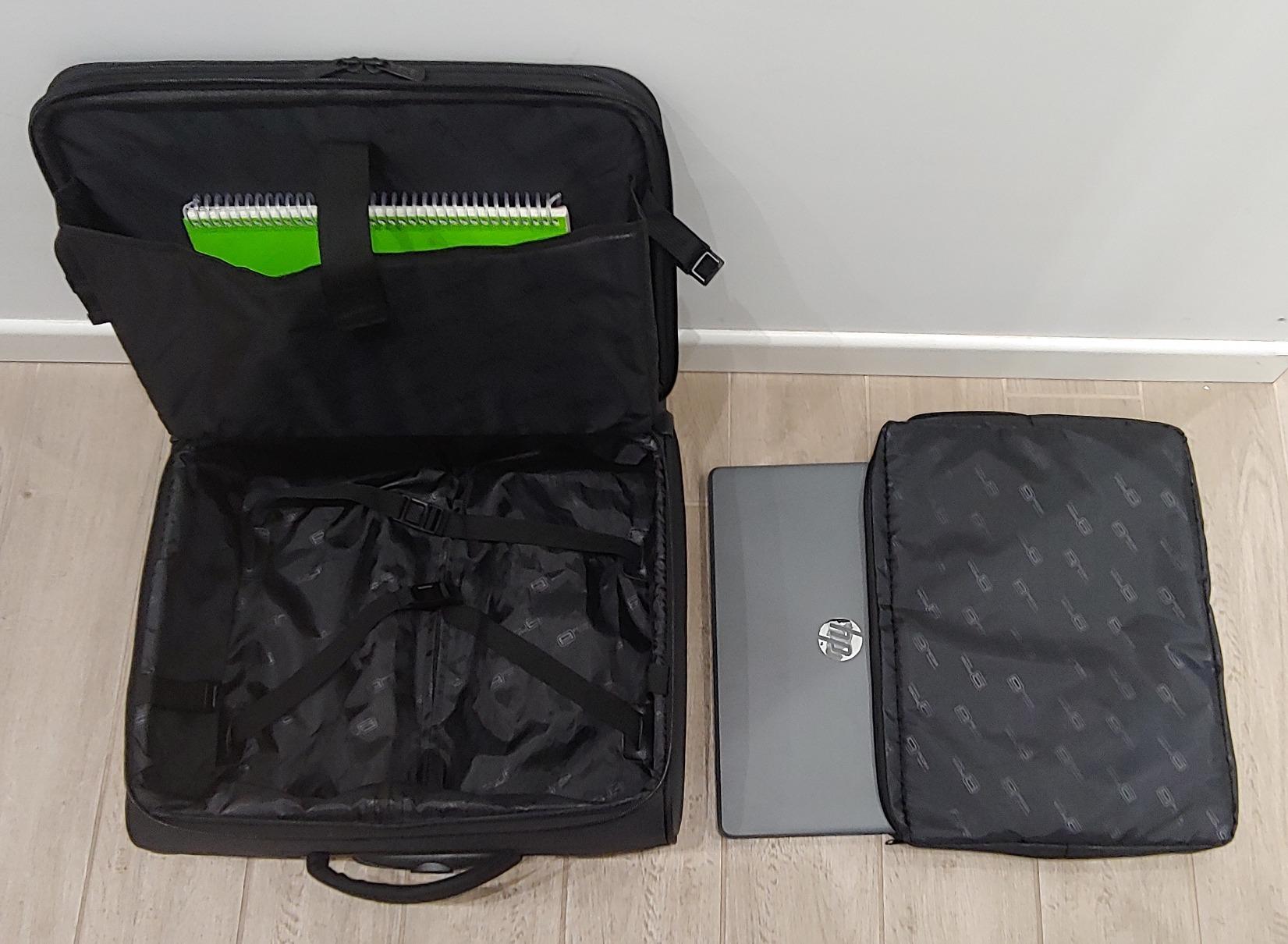 PEDEA Premium Plus Laptop-Trolley 17,3 Zoll Rollkoffer Schwarz