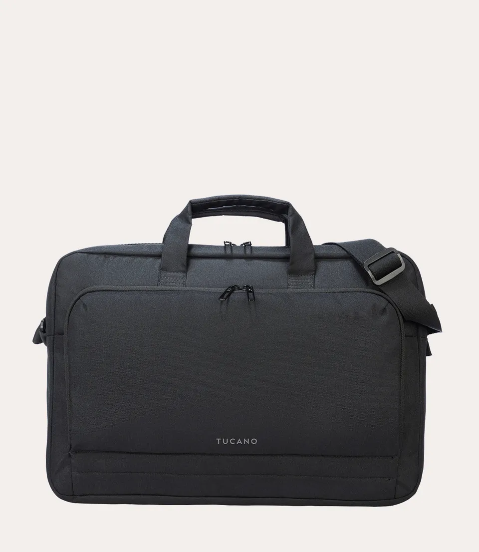 Tucano Star 17 Zoll Laptop Tasche Schwarz recycelt