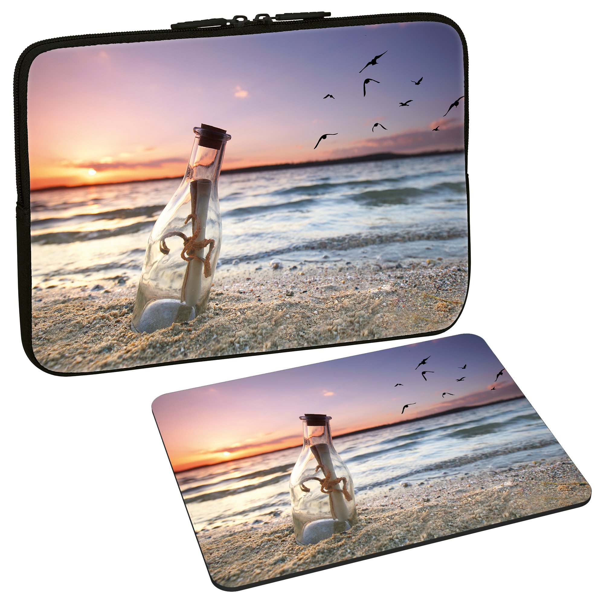 Pedea Tablet-Zubehör Tasche 10,1 Zoll Neopren Message Bottle