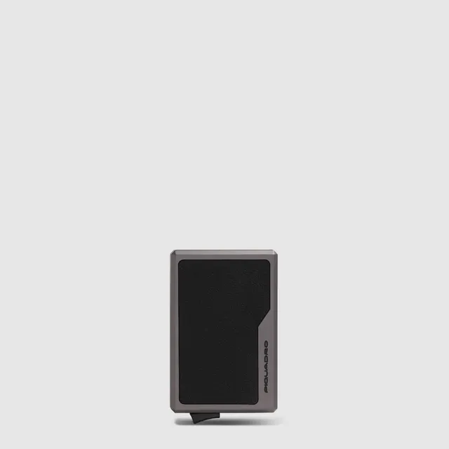 Piquadro BagMotic Kartenetui schwarz MagSafe automatisch