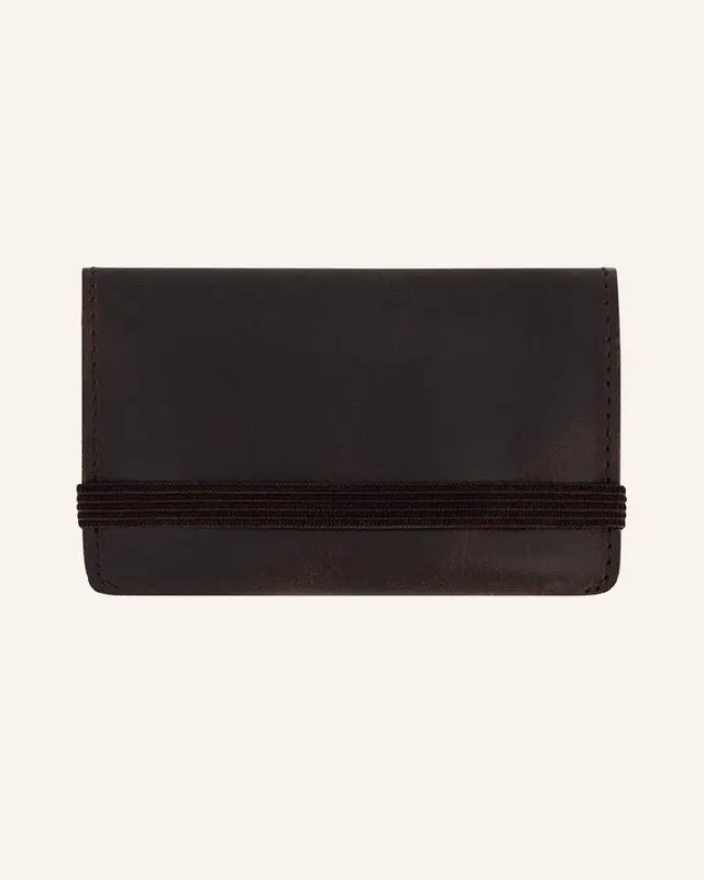 Buckle & Seam Cusco Kartenetui Leder Schwarz für Karten