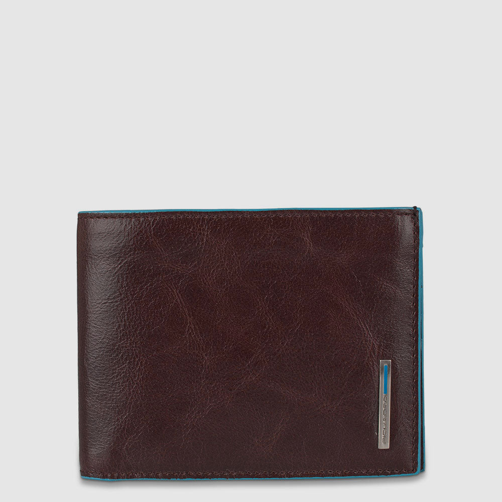 Piquadro Black Square Geldbörse Herren Leder RFID Braun