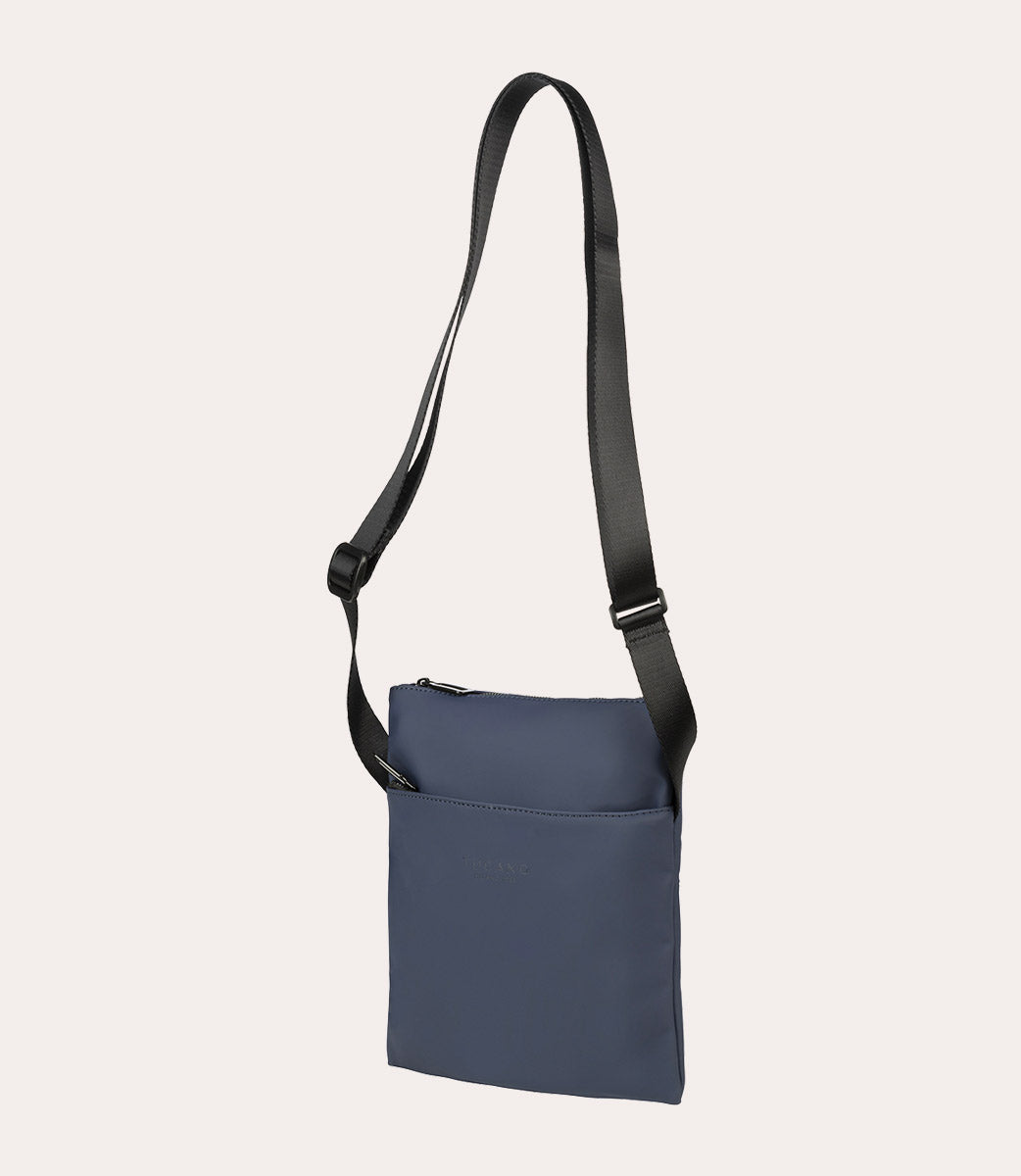Tucano Gommo Shoulder Bag Umhängetasche Blau gummiert