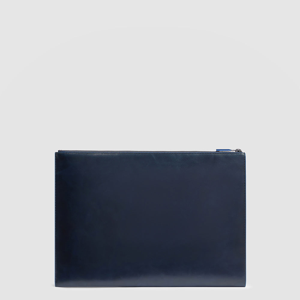 Piquadro Black Square Pochette iPad Pro 13 blau Leder