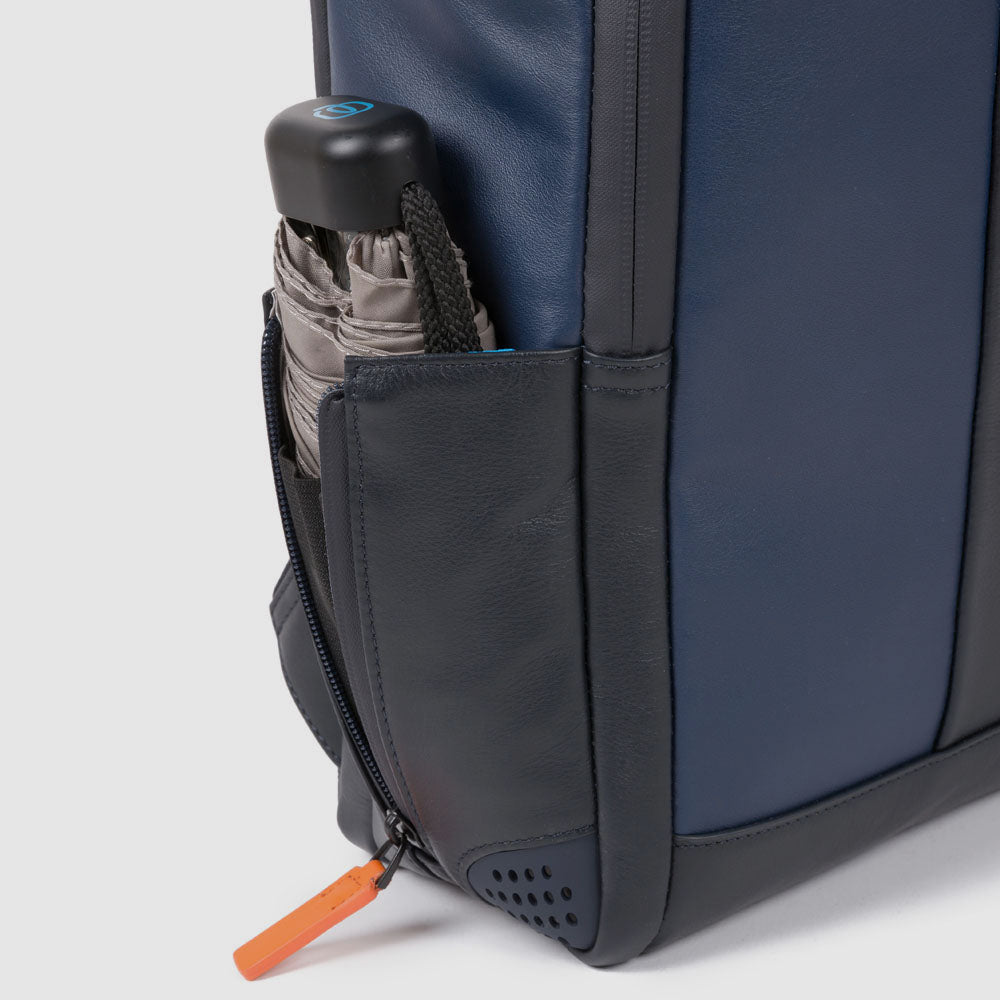 Piquadro Black Square Laptop-Rucksack 15,6 Zoll Schwarz
