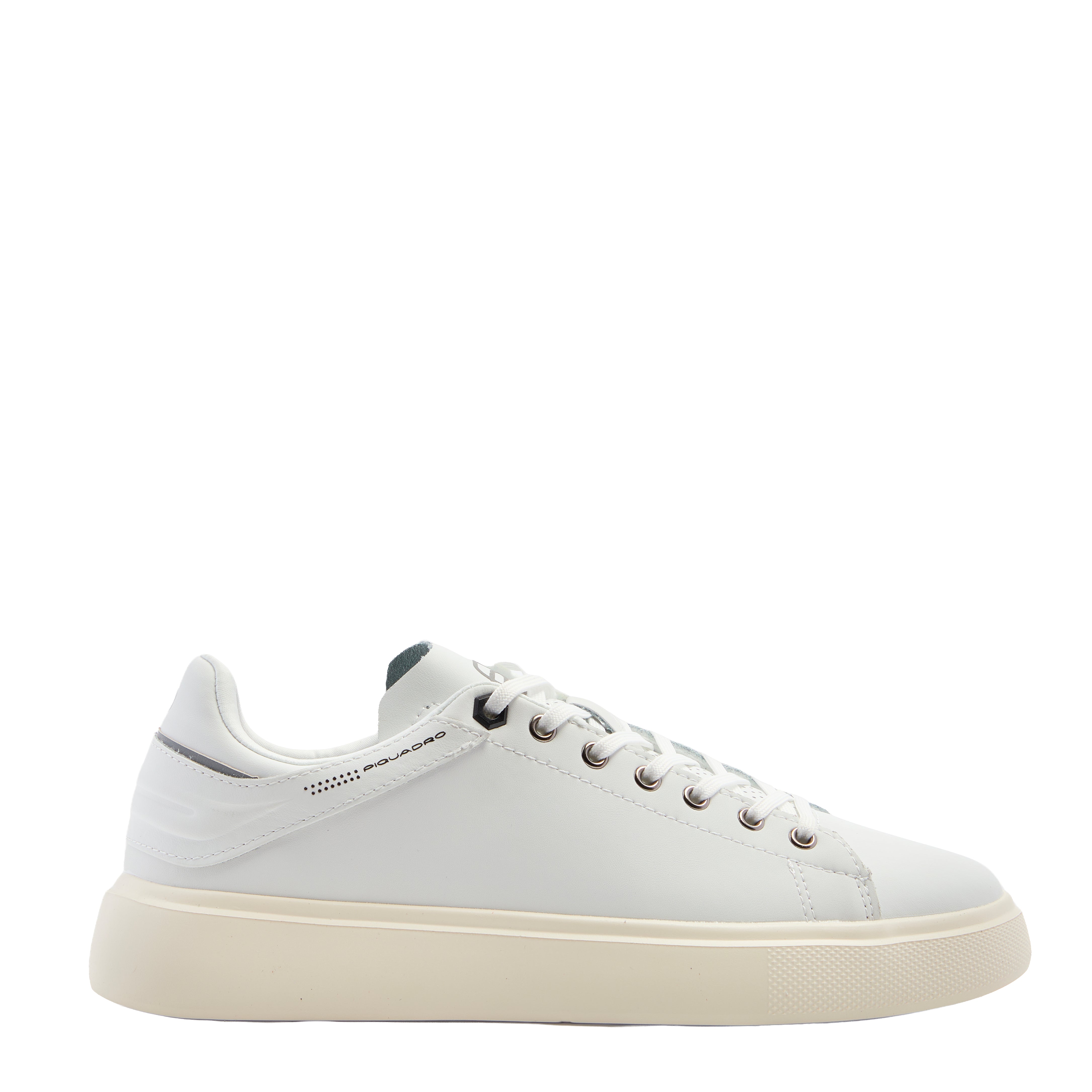 Piquadro Urban Sneaker Herren Leder Weiß 42 ergonomisch