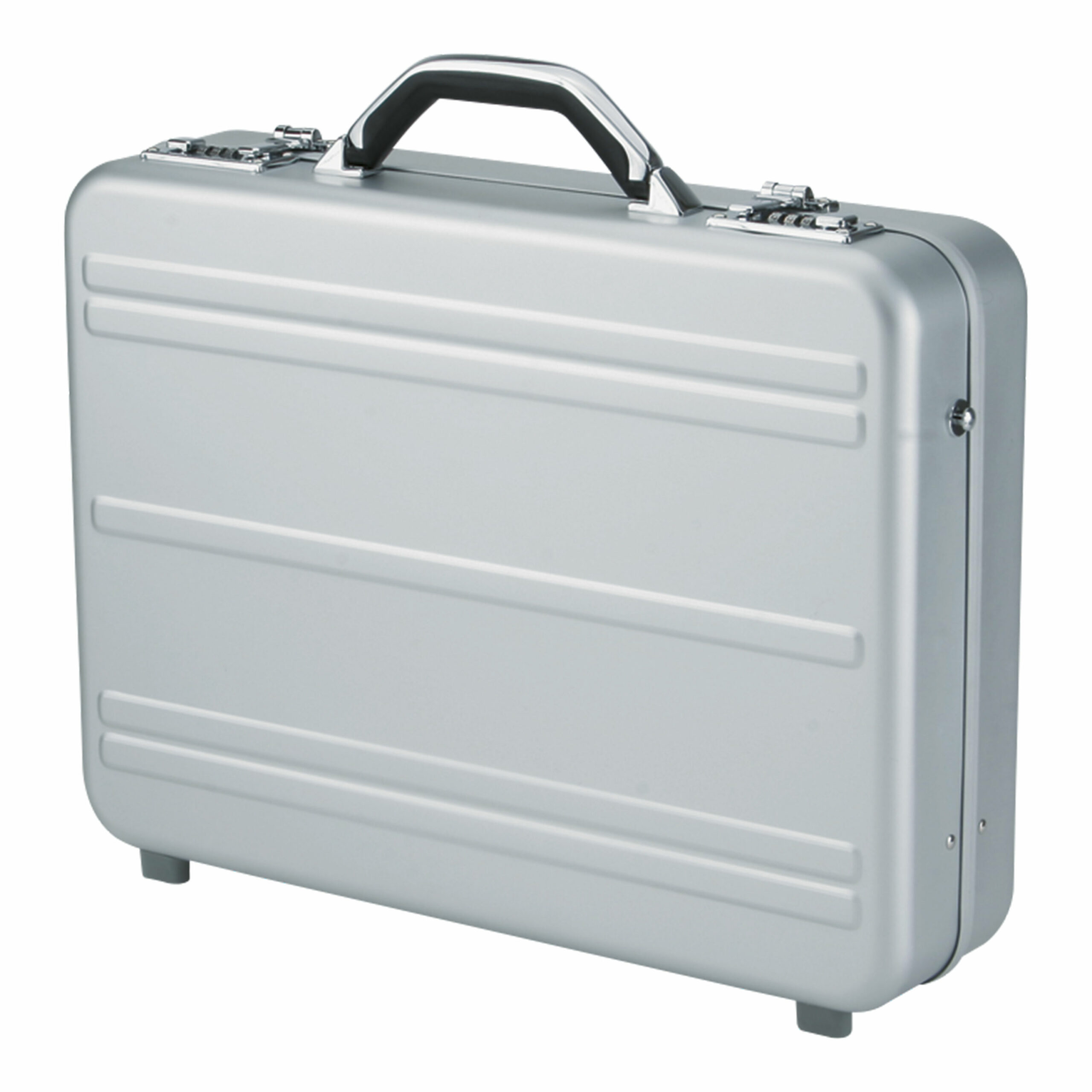Lightpak Mercato Laptop-Attachékoffer silber Aluminium