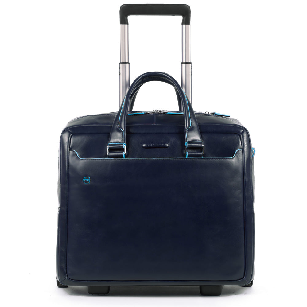 Piquadro PQLP Pilotenkoffer Leder 15,6" schwarz