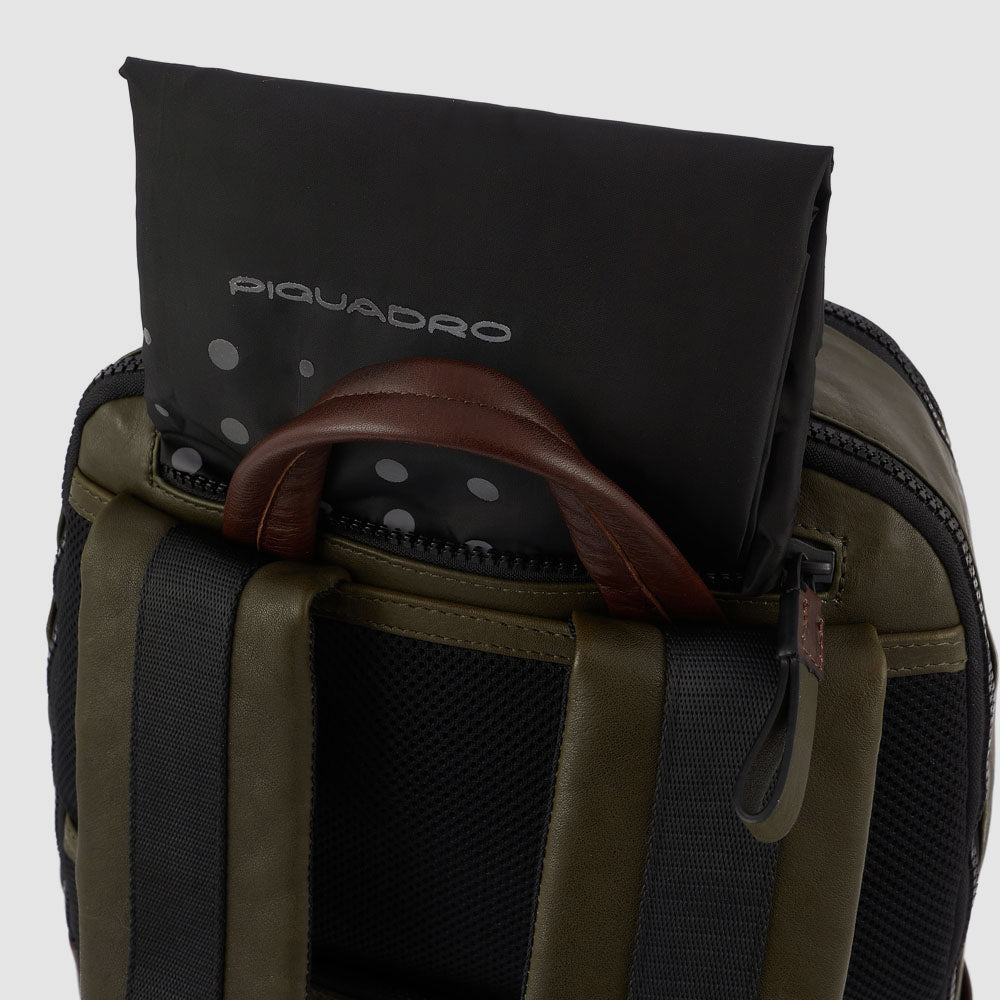 Piquadro Connequ Laptop-Rucksack 14 Zoll Schwarz RFID