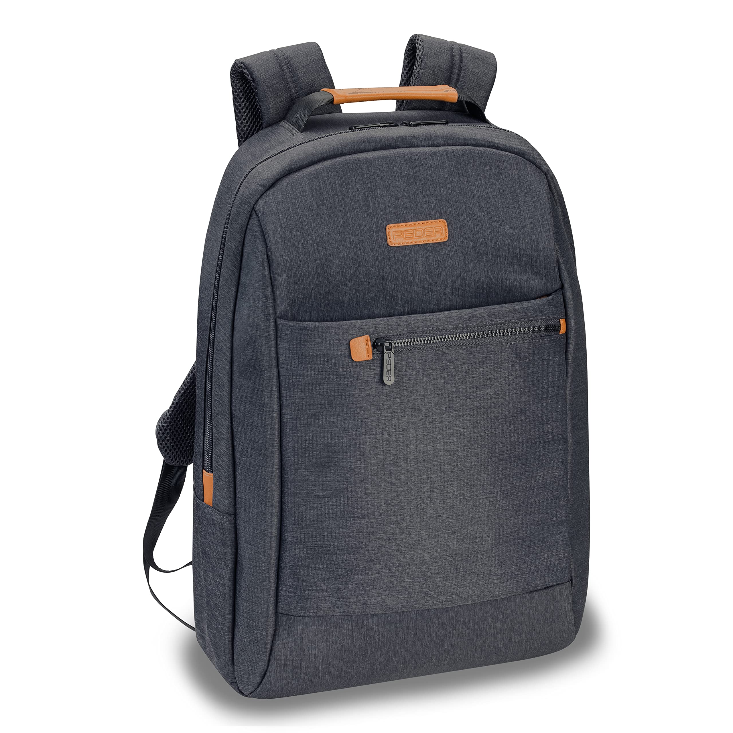 Pedea Elegance Laptop-Rucksack 17,3 Zoll Grau gepolstert