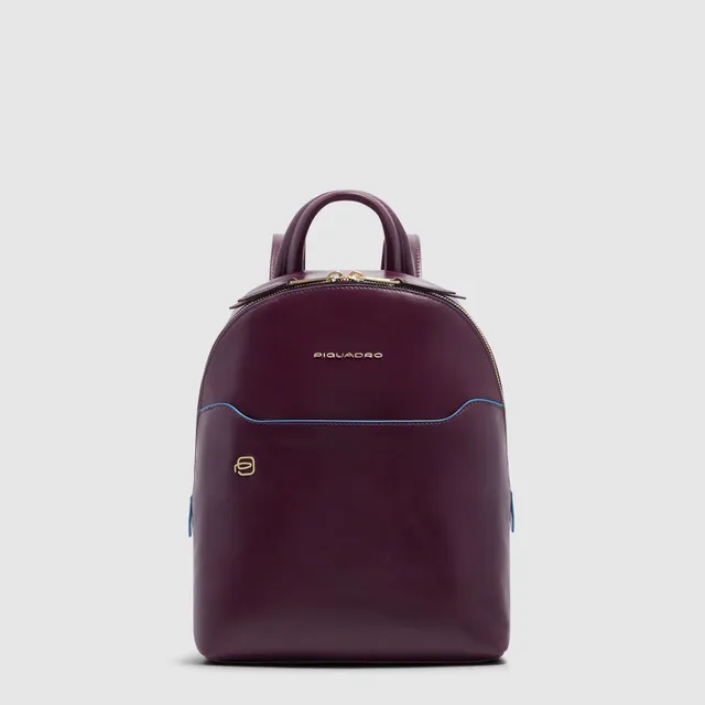 Piquadro Lyra Mini-Rucksack Damen Leder Schwarz iPad mini
