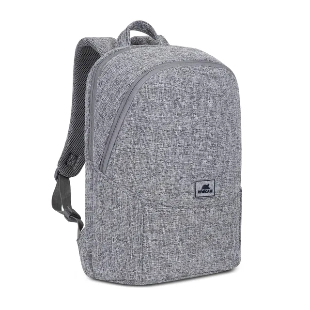 RIVACASE Ulsan Rucksack 15,6 Zoll Hellgrau Polyester