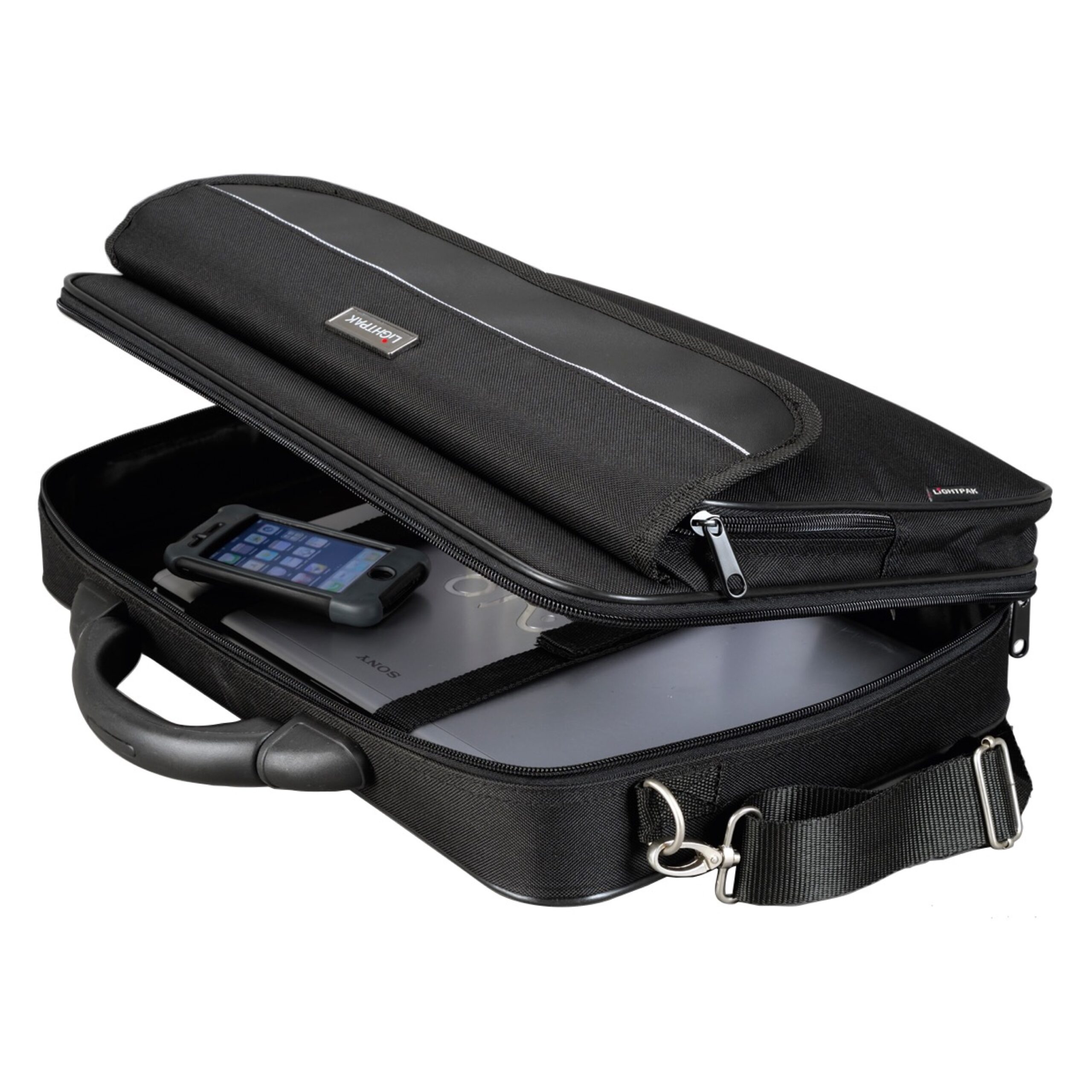 Lightpak Elite L Laptoptasche 17 Zoll Schwarz Polyester