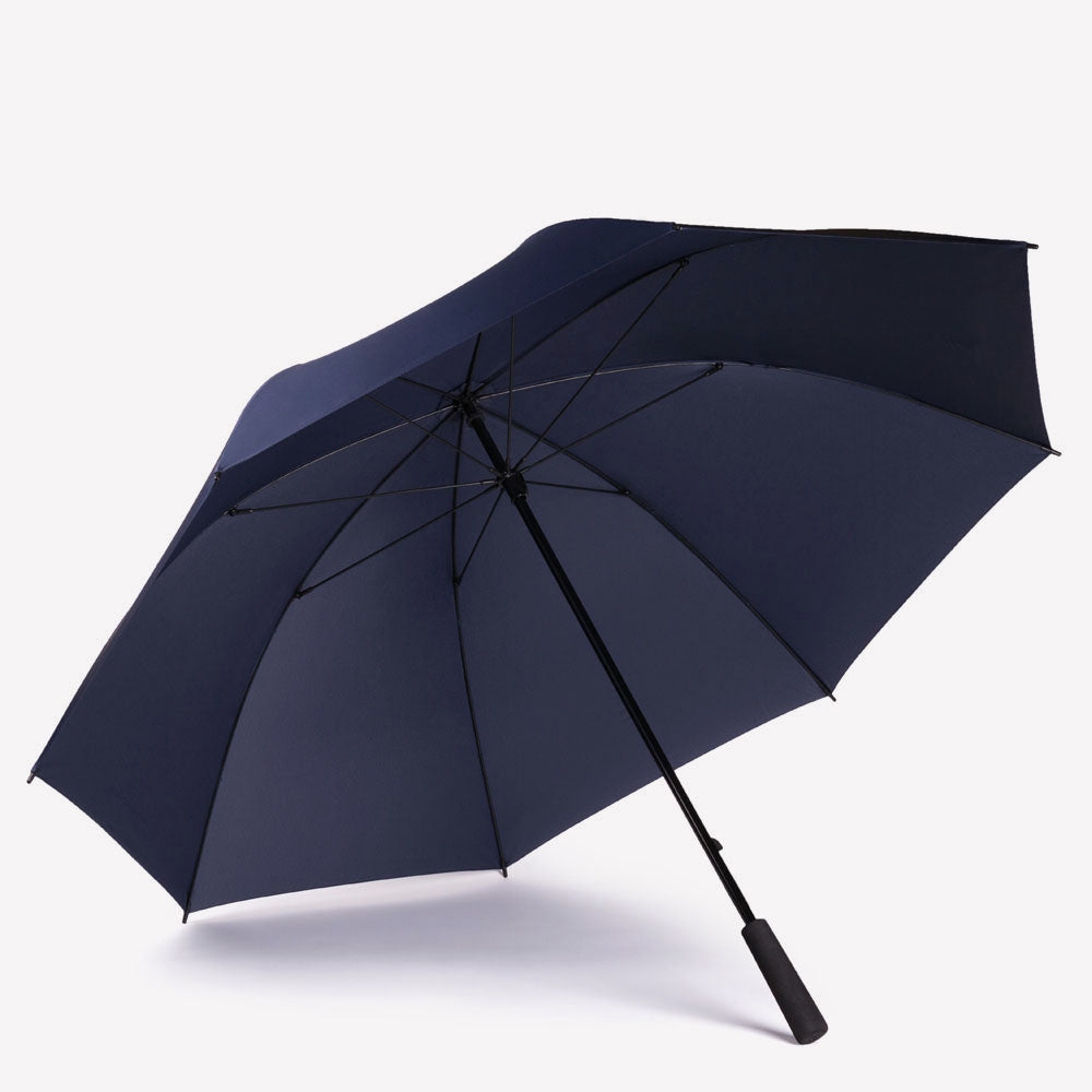 Piquadro Corner 2.0 Regenschirm groß Schwarz winddicht