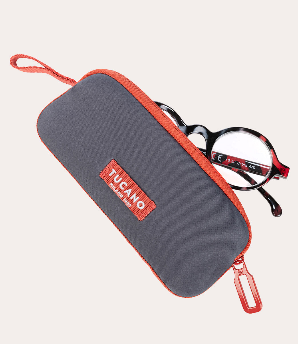 Tucano Schizzo Brillenetui Neopren Orange