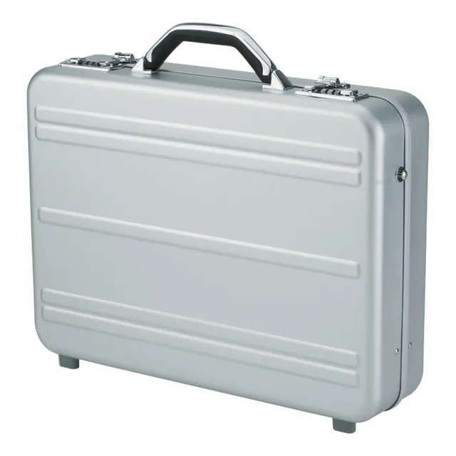 Lightpak Mercato Laptop-Attachékoffer silber Aluminium