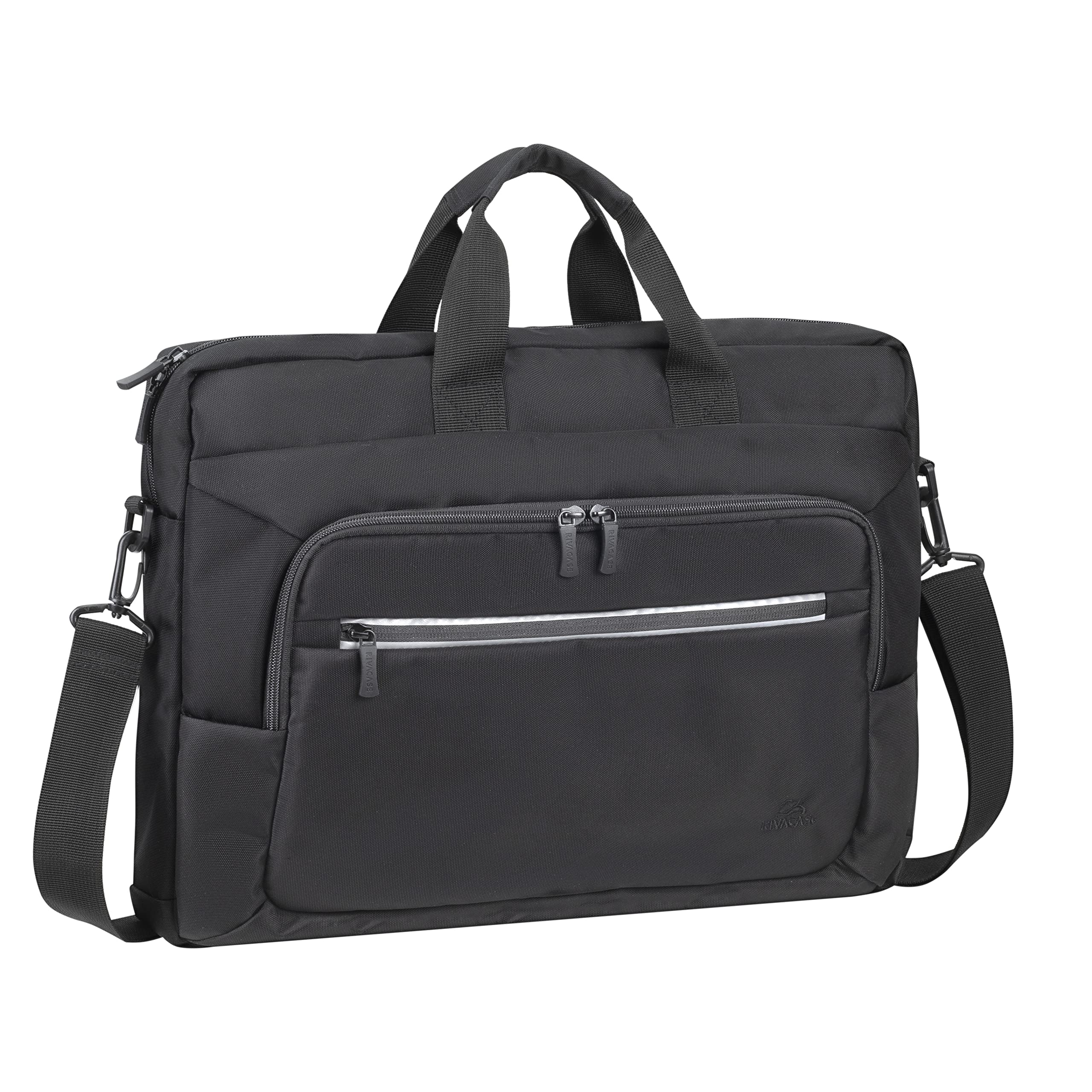 RIVACASE Borneo Laptoptasche 14 Zoll Schwarz recycelt wasserdicht