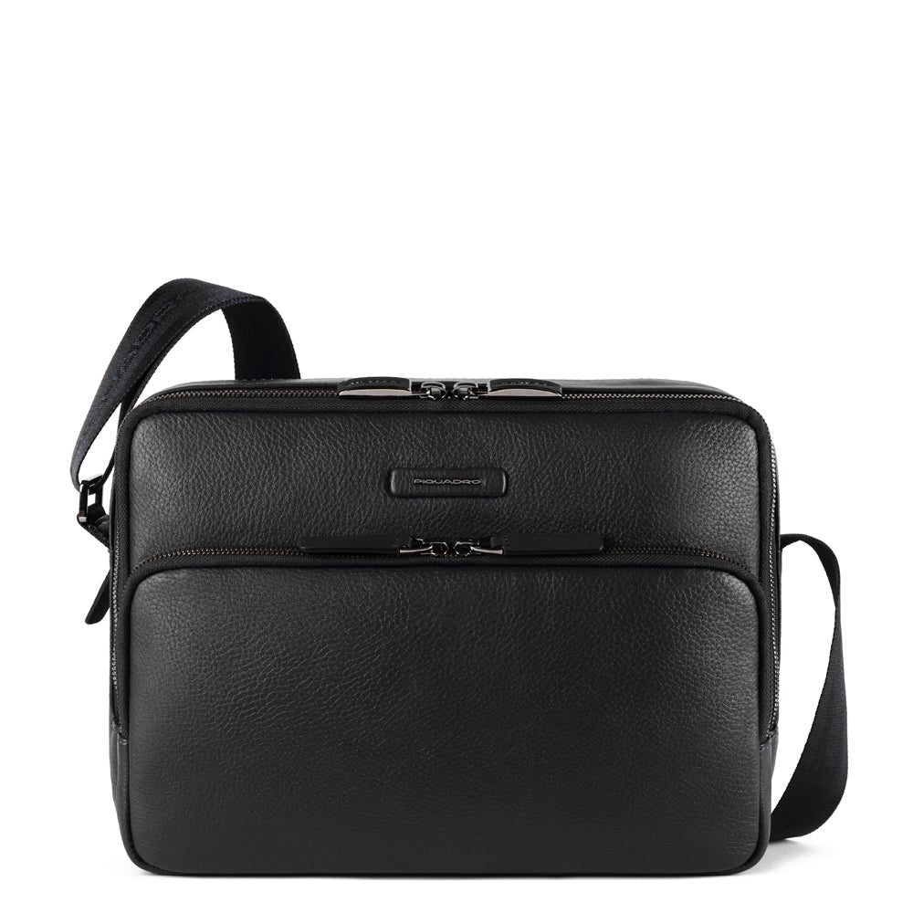 Piquadro Urban Herren Umhängetasche iPad Blau Leder