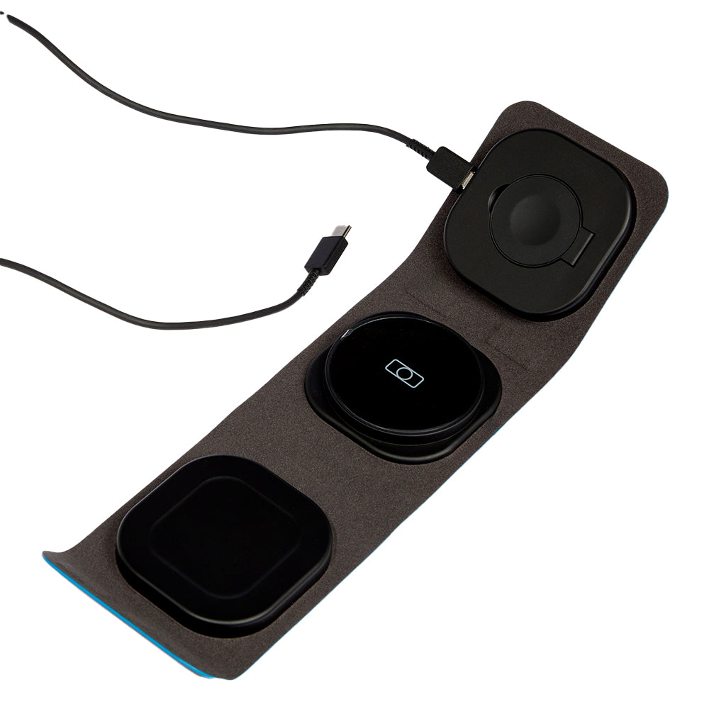 Piquadro BagMotic 3-in-1 Ladestation faltbar Blau