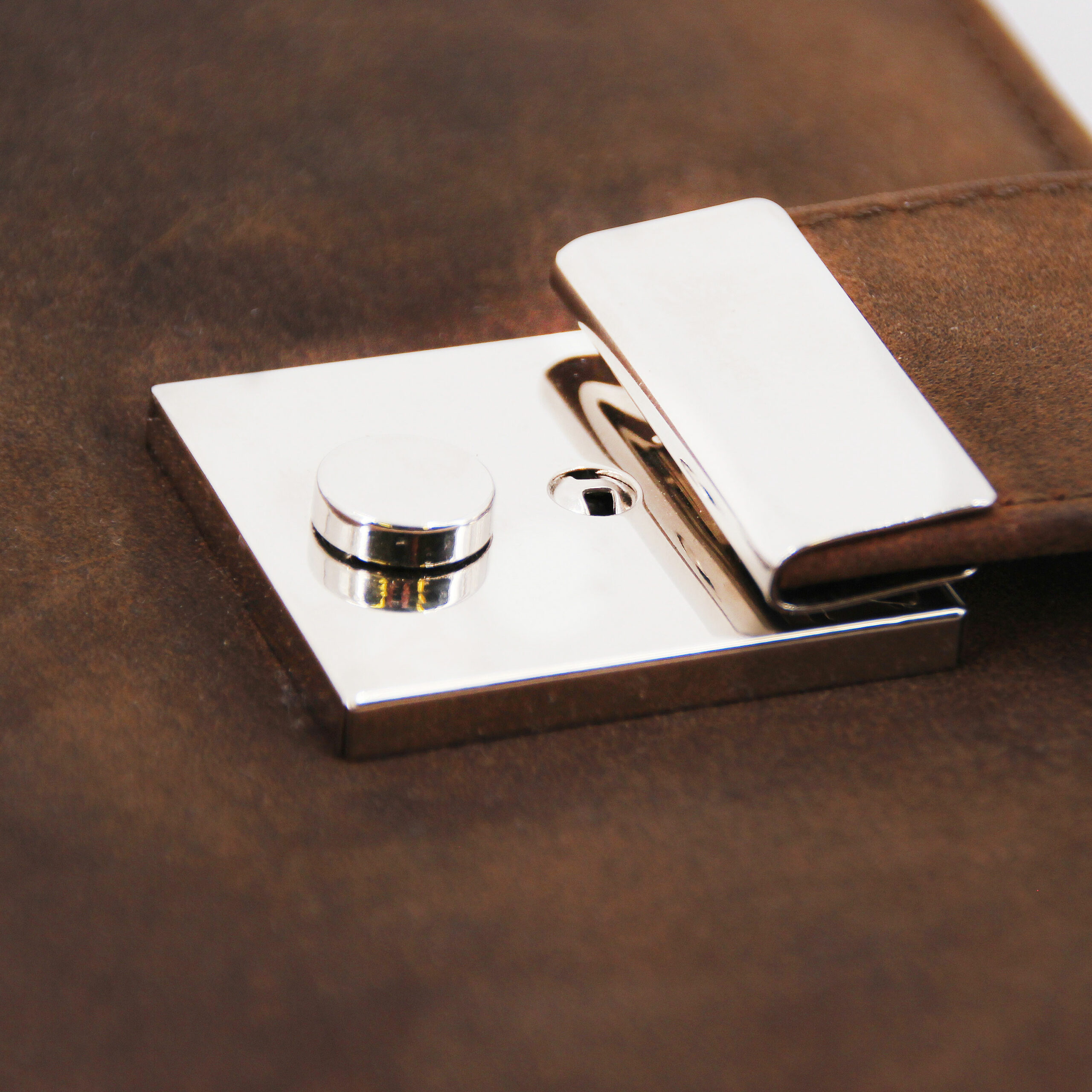 Lightpak Dokumentenmappe A4 Schloss Cognac Leder