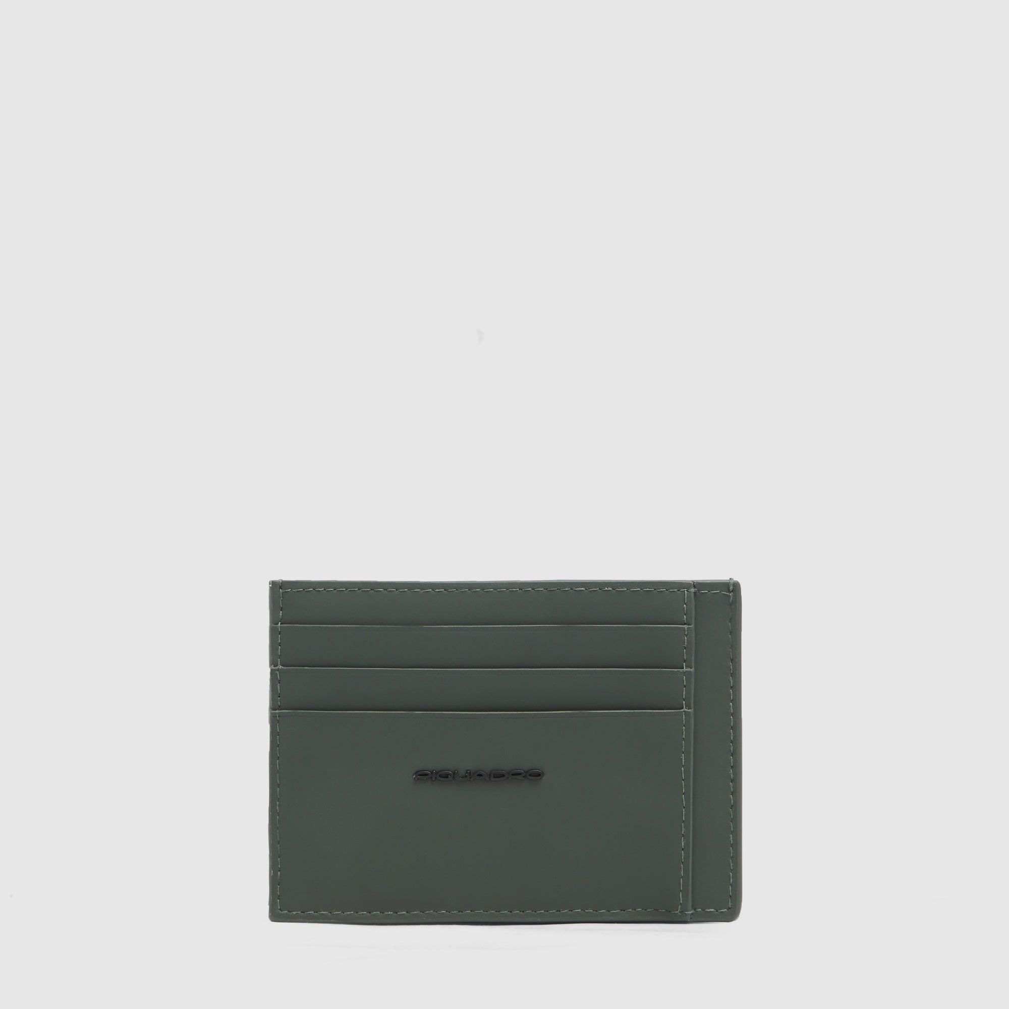 Piquadro Black Square Kartenetui Herren dünn schwarz