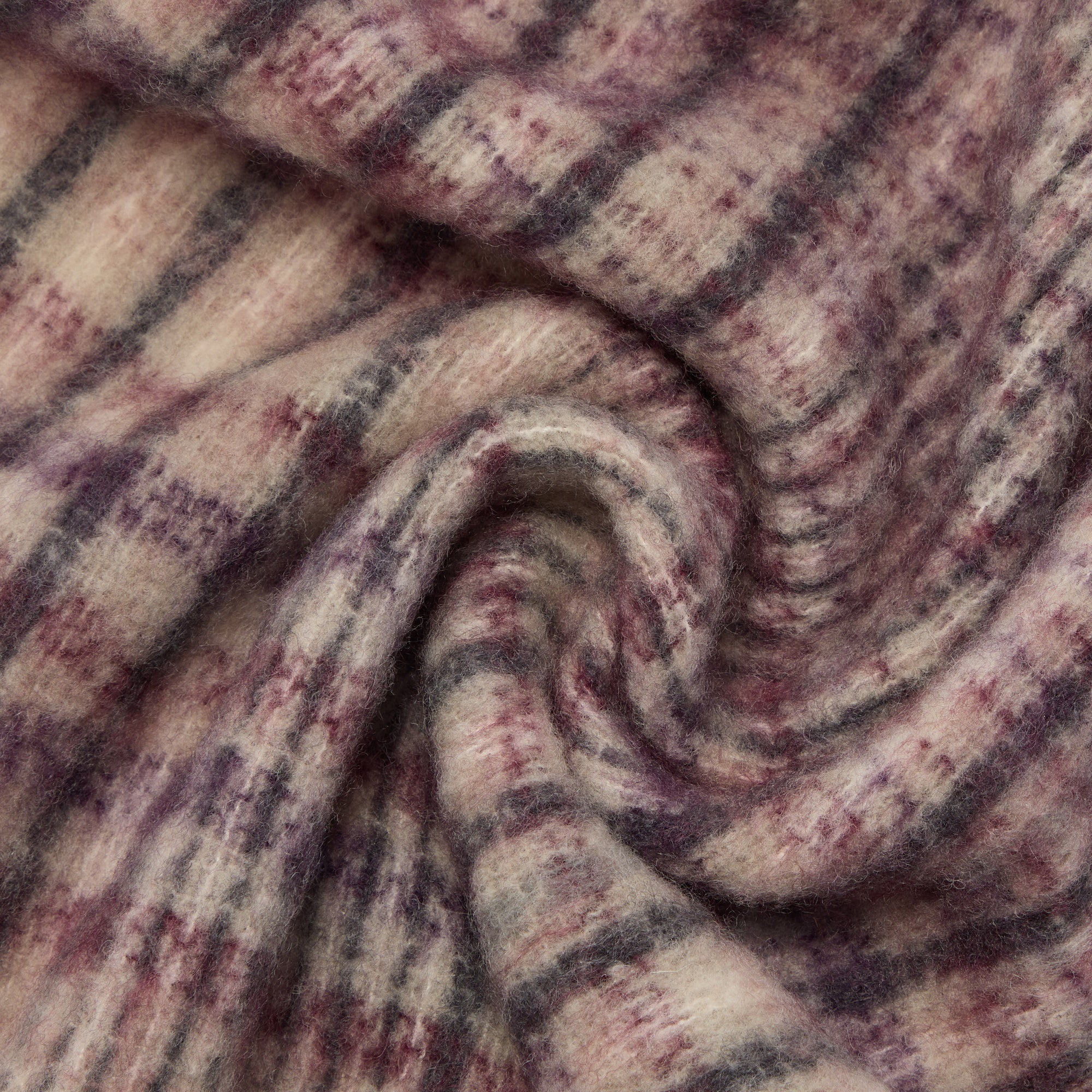 Piquadro Urban Schal Wollmischung Mohair-Effekt Blau