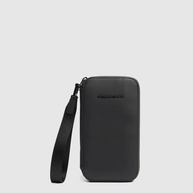 Piquadro x Audi Revolut F1 Reisepasshülle Leder Schwarz