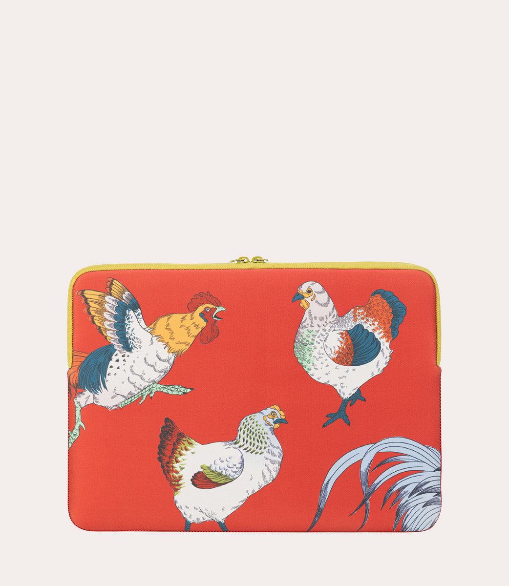 Tucano Schizzo Fauna Galline Hülle 15,6 Zoll Orange Neopren